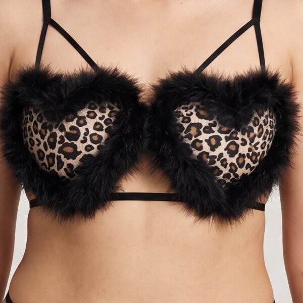 Leopard Print Bra Panty Set