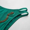 green bra panty set