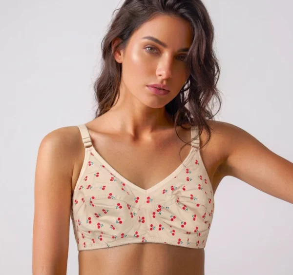 Cherry Print Comfort Bra for Women in Pakistan