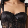 Black Corset Babydoll Nighty for Women Pakistan