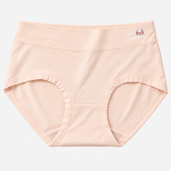 Everyday cotton underwear styled as cotton hipster panties for flexible daily movement.