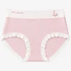 Everyday hipster panties styled as scalloped edge panties for stylish hipster panties appeal.