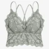 Floral camisole top designed as a lace cami top with soft built-in bra padding.