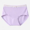 Light purple lavender best cotton panties crafted as hipster undies with high quality cotton comfort.