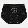 Lace trim panties designed as lace hipster panties for stylish feminine comfort.