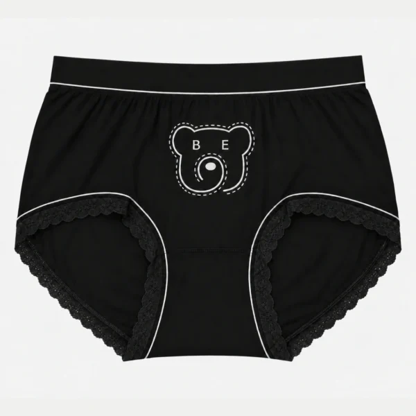 Lace trim panties designed as lace hipster panties for stylish feminine comfort.