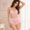 Lace trim underwear offering elegant women's lace underwear with soft stretch comfort.