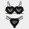 Leopard Print Bra Panty Set