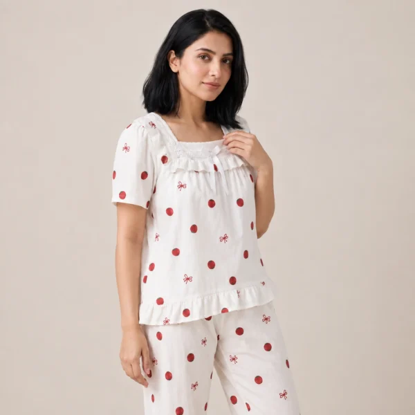 Strawberry Night Dress for Women in Pakistan