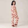 Pink Floral Sleepwear Set for Women Pakistan