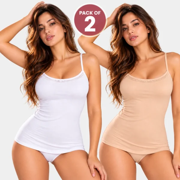 Pack of 2 & Pack of 3 Women's Side Slit Camisole Shameez