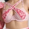 Heart Print Garter Lingerie Set Pakistan