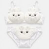Cute Plush Bunny Bra Panty Set Pakistan