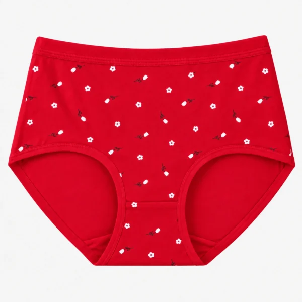 Fashionable printed panties and printed underwear for women made of premium breathable cotton fabric.