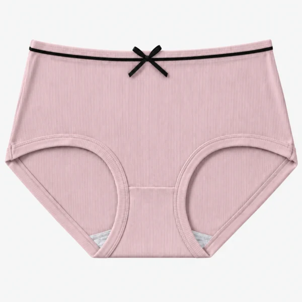 Ribbed women's panties crafted as everyday panties for women in soft stretch material.