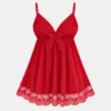 red lace nighty
