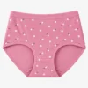 Sexy printed panties offering attractive panties for women with stretchable cotton breathability.