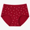 Sexy undergarments styled as cute printed hipster panties for women with comfortable stretch fit.