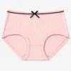Textured hipster panties and stretch hipster panties featuring soft ribbed fabric for women.