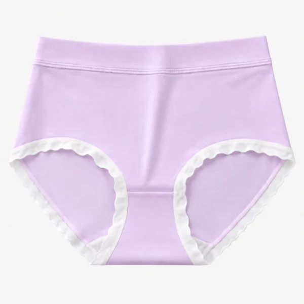 Unicolor panties in solid color underwear style for women seeking simple comfortable undergarments.
