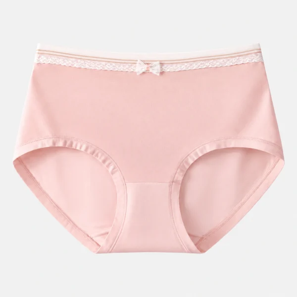 Light salmon soft pink cotton underwear for women designed as the best cotton panties with a stylish hipster undies fit.