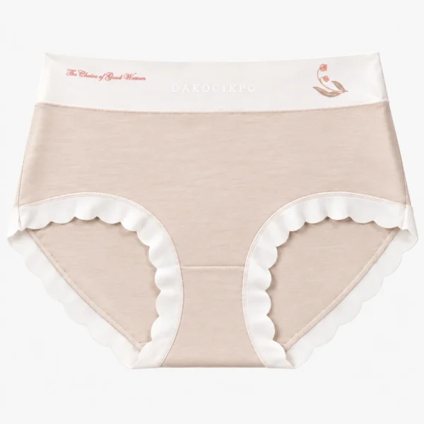Women underwear shopping choice featuring intimate underwear for women with scalloped edge panties.
