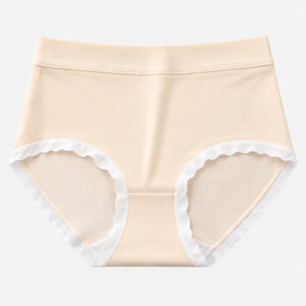 Cute women's panties styled as women's hipster briefs with breathable cotton fabric.