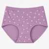 Feminine hipster panties showcasing cute women's underwear design and charming print patterns.