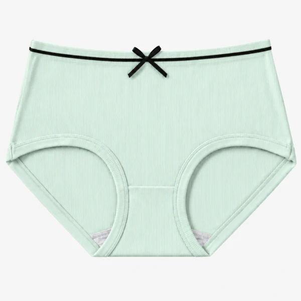 Women's ribbed underwear offering comfortable ribbed underwear with soft elastic edging.