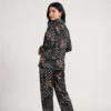 Black Polka Dot Pajama Set for Women Pakistan