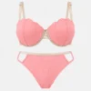 Padded Ribbed Bra Panty Set for Women Pakistan