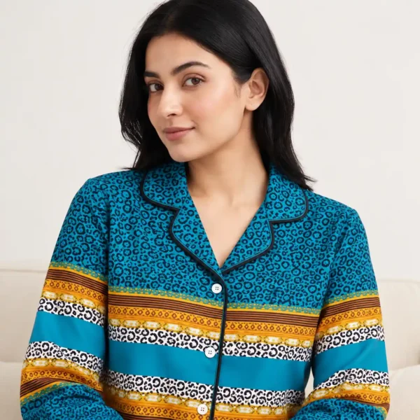 Cheetah Print Night Suit for Women Pakistan