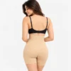 Nude seamless shapewear shorts aur waist shaping shorts for ladies.