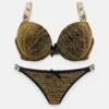 Padded Shimmer Bra Panty Set for Women Pakistan