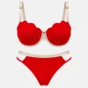 Padded Ribbed Bra Panty Set for Women Pakistan