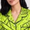 Lime Printed Pajama Set for Women Pakistan