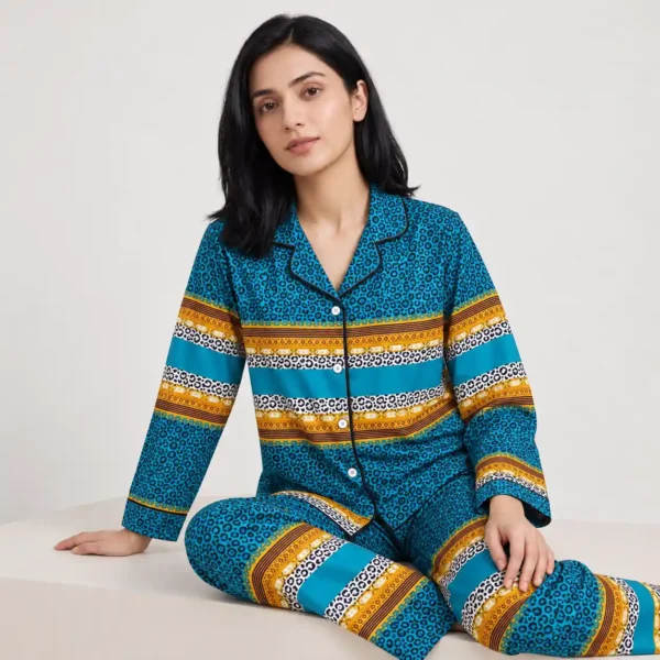 Cheetah Print Night Suit for Women Pakistan